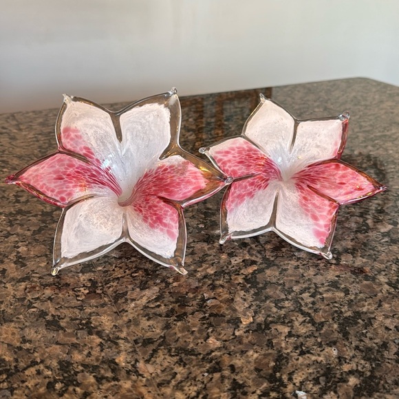 Murano Other - Murano Italian Glass flowers EUC